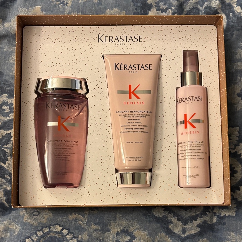 Kerastase Genesis Hair Care Set - Pink and Gold